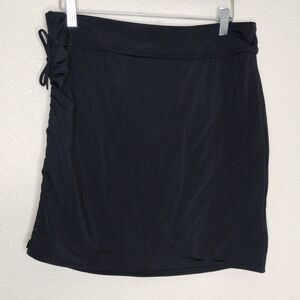 Athleta Black Side Tie Skirt Size Medium